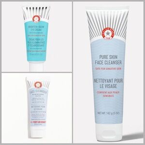 LOT: First Aid Beauty Cleanser + Eye Cream 3pc Set *NEW $35 + discount ship
